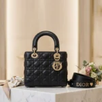Lady Dior Mini Cannage noir
