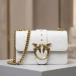 PINKO Sac porté épaule femme -gravé Mini blanc 2