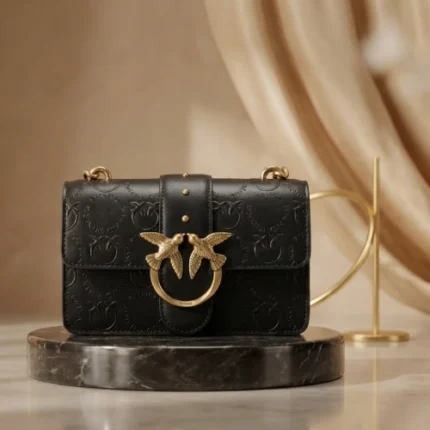 PINKO Sac porté épaule femme -gravé Mini noir 2