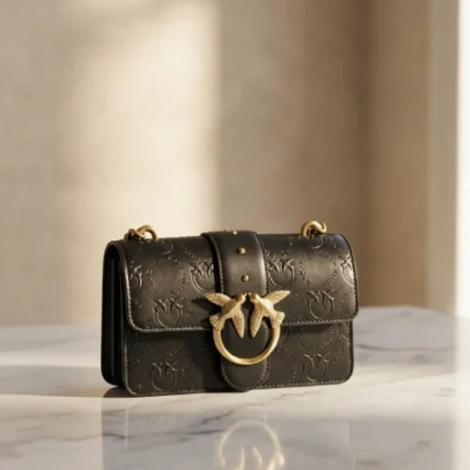 PINKO Sac porté épaule femme -gravé Mini noir 2