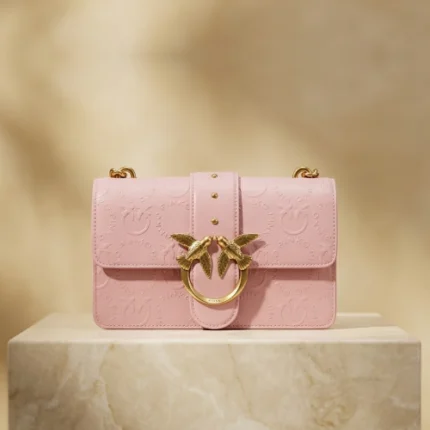 PINKO Sac porté épaule femme -gravé Mini rose 2