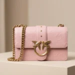 PINKO Sac porté épaule femme -gravé Mini rose 2