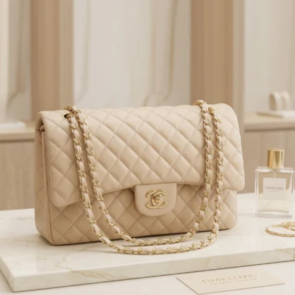 Sac Élégance Matelassée beige